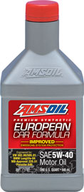 AMSOIL European Car Formula 5W-40 Improved ESP Synthetic Motor Oil